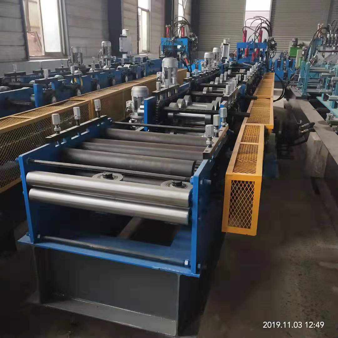 New automatic production metal steel C purlin making machinery