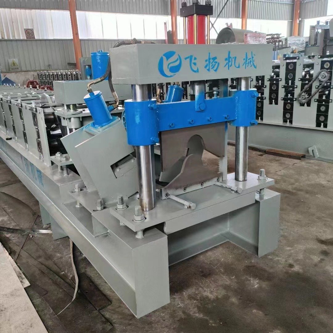 Metal roof ridge tile making machine