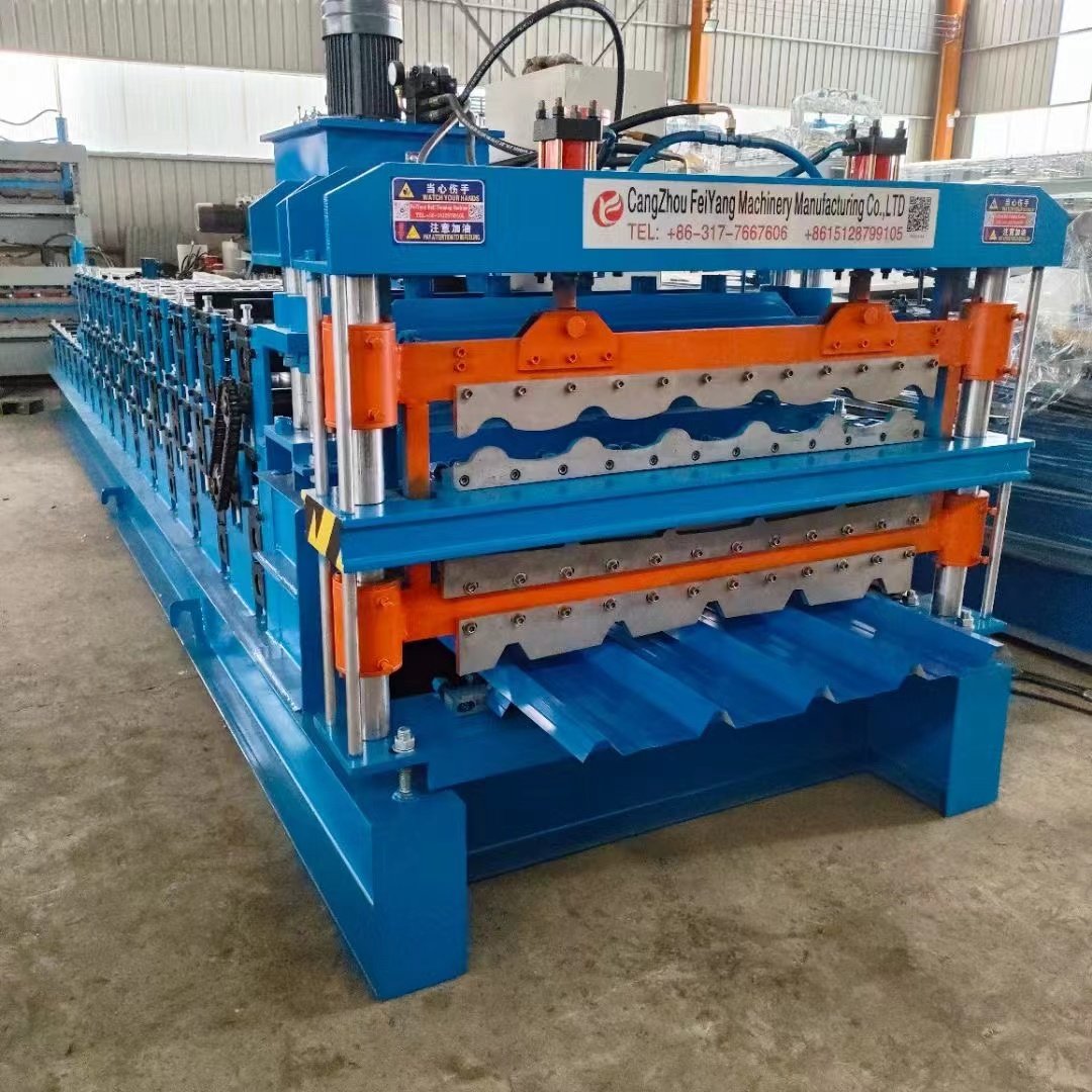 Aluminum roofing sheet color steel glazed roof tile machine