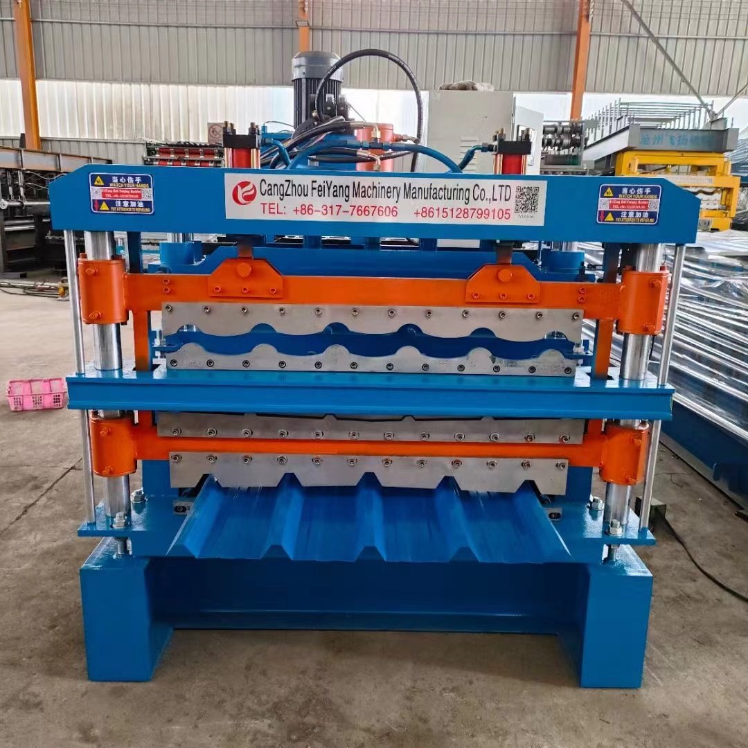 Glazed tile roll forming machine roof tile making machine