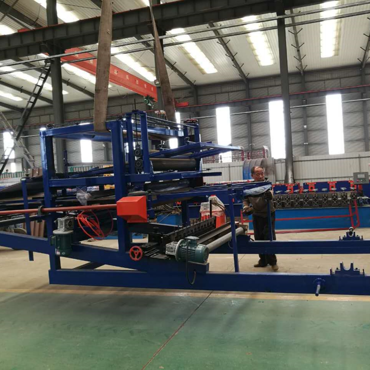 China polyurethane sandwich panel line