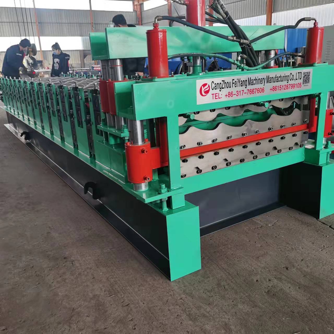 High quality best seller double layer roofing sheet making machine