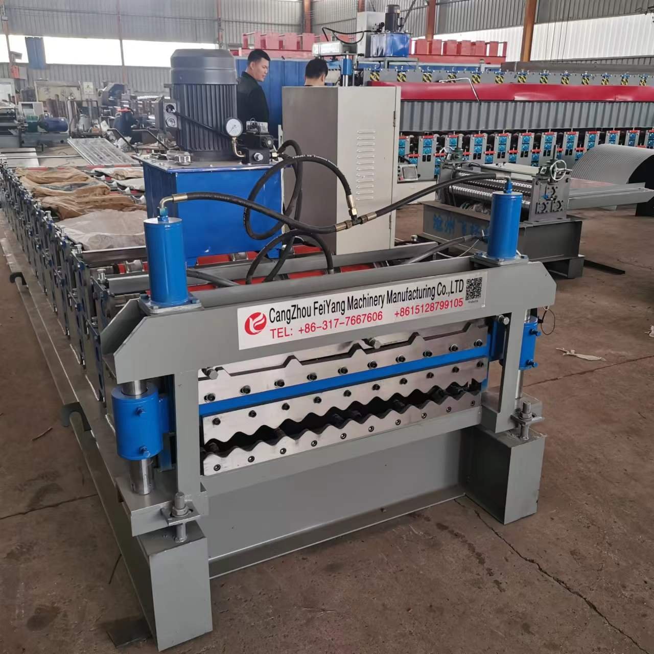 Hot-sale corrugated sheet forming machine