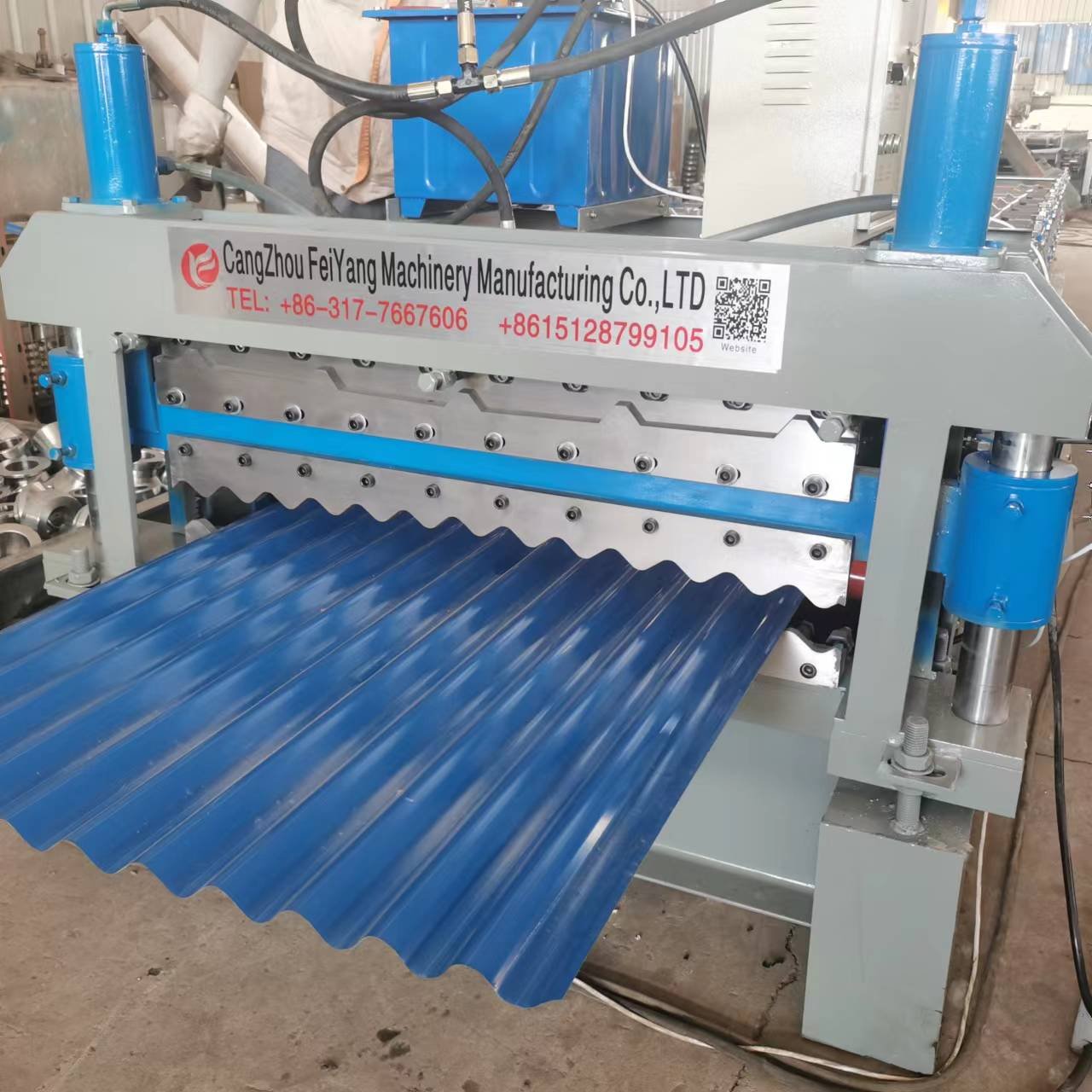 Full automatic roof tile sheet rolling forming machine double layer roof panel