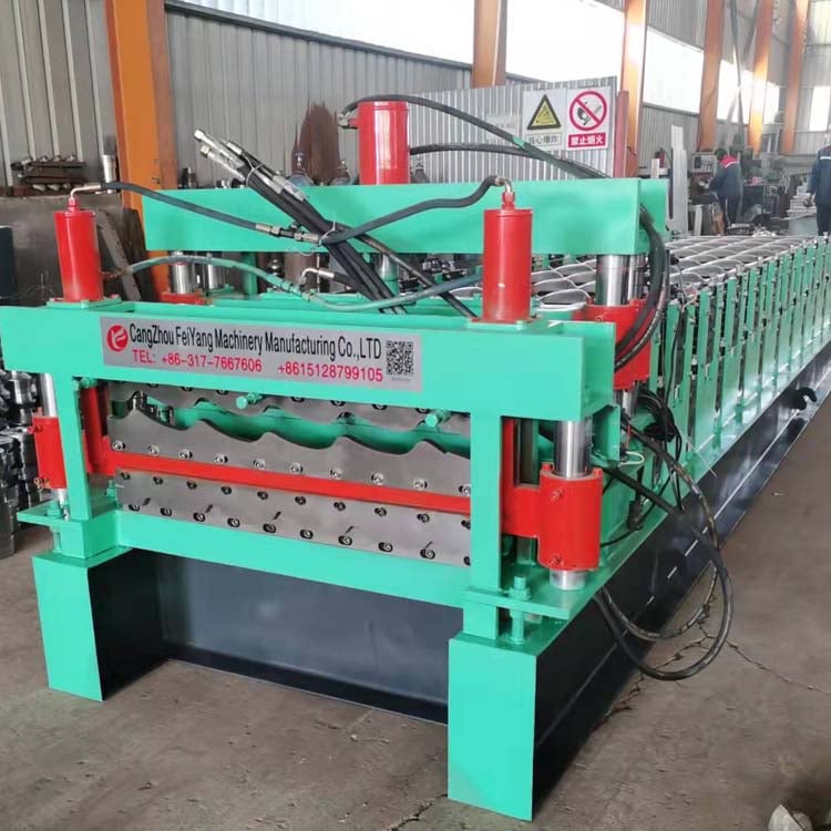 Trapezoidal IBR roof tile making machine