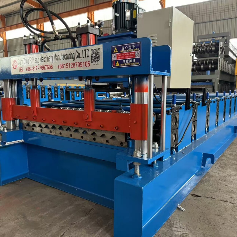 Automatic Corrugated Iron Roofing Sheet Roll Forming Machine